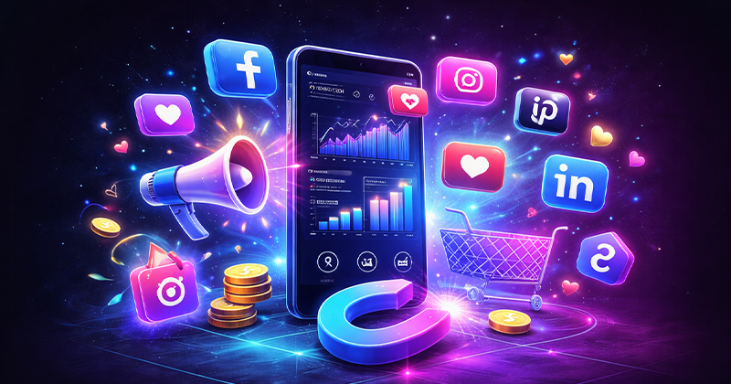 Social media marketing service